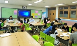   초등학생들에게 `동물복지` 알려준 경상대 수의대 동물복지모임  