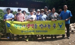 [포토뉴스] 경기도수의사회·고양시수의사회 유기견보호소 봉사