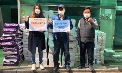 경기도수의사회·밀레펫，동물단체 및 보호소에 사료 기부