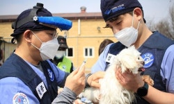 [포토뉴스] 국경없는 수의사회 봉사·의료봉사 차량 기증식