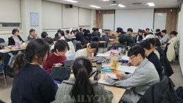 [포토뉴스] ‘본과 진입 첫 관문’ 경상국립대 수의대 골학 현장