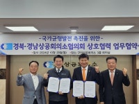 경남-경북 상공회의소협의회,국가균형발전 촉진을 위한 상호협력 업무협약 체결