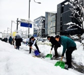하은호 시장, 밤샘 제설 작업 중 “시민안전 최우선”