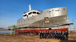 경상국립대학교, ‘하이브리드 전기 추진 해양수산탐사실습선’ 기공식 개최