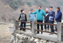진병영 함양군수, 백전 상대평·하신마을 진입로 및 경로당 등 점검 실시