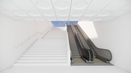 인천 중구 운서역 에스컬레이터 설치로 공항 이용객 편의 증대