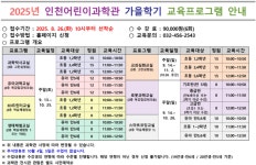 인천어린이과학관, 체험 중심 가을학기 프로그램 시작