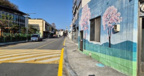 하동군, 하동읍사무소~경찰서 간 인도 600m 확장