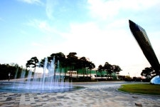 군산예술의 전당 바닥분수 가동