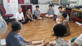 박우순 군산 나운3동장, 경로당 방문