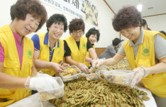 해바라기 봉사단 나눔 실천