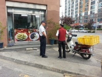 경장파출소, 화물업체 대상 교통사고 예방 홍보