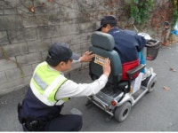 중앙파출소, 전동스쿠터 사고예방 홍보