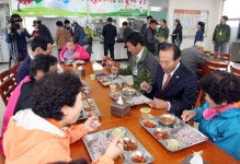 최용득 장수군수, 장수군노인복지관 오찬 간담회