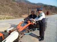 남원경찰서 산동파출소, 경운기 교통사고예방 실시