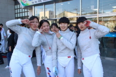 이리여고, 펜싱선수권 단체전 2연패