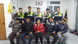 장수읍 자율방범대, 외국인 한국어 교실 차량 운행