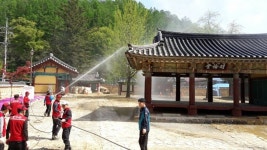 장수군, 장수향교 보존을 위한 합동 소방훈련 실시