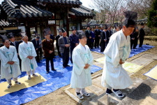 장수군 산서면 압계서원 제례 봉행