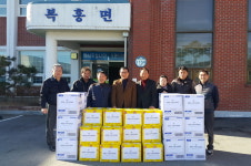 복흥면 주민자치위원회 마을경노당 연말 위문품 지급