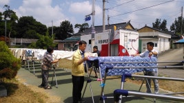 신평면 행복나눔협의체, 이동빨래 봉사활동 실시