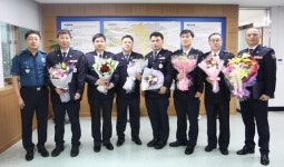 김제경찰서 7명 경위 승진임용식