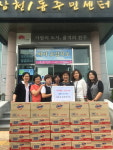 삼천1동 통장협의회, 추석맞이 이웃사랑 라면 전달