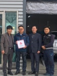 익산시 마동 소재 애니카랜드 착한가게 현판식