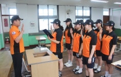 김제소방서, 김제여자高 한국119소년단 발대식