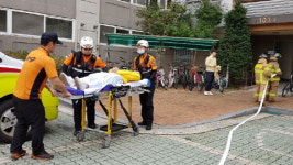 무주군, 공동주택 화재 가정한 민 · 관 합동훈련 실시