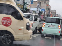 부안군청 앞 부풍로 테마 거리 교통대란 운전자 불편
