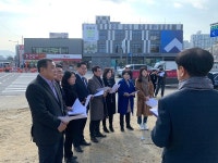 전주시의회 도시건걸위원회 금암교차로 현장 점검