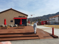 장수군, 누리파크 및 농촌관광시설 코로나19 예방 방역 실시