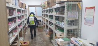 장수 번암면의용소방대, 코로나19 확산예방 방역 소독