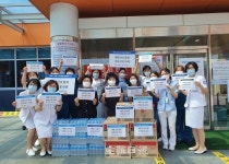 전북간호사회, 선별진료소 등에 여름용품 전달