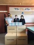 (주)태승물산 김동규 대표, 모교인 전주영생고에 마스크 기부