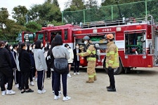 전주완산소방서, 서전주중학교서 미래소방관 체험교실 진행