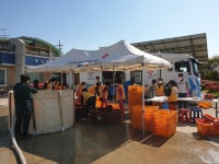 전북김제성덕면 대한적십자사 봉사회 '사랑의 빨래봉사'