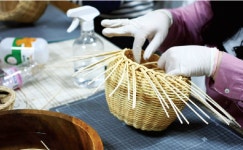 전주박물관동영상 온라인 라탄공예 진행