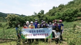전북김제금산면 주민자치위 '울외' 첫 수확