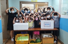 군산 수송동, 지역아동센터 3곳에 행복나눔데이