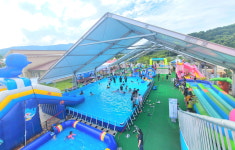 장수누리파크 물놀이장, 장수 어린이들 시원한 여름나기