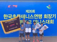전북 순창군, 전국 초등학교 테니스대회 성료