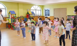 장수소방서, 장계어린이집 119소방동요 경연대회 준비