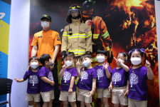 익산소방서, 미취학 아동 소방안전체험 인기.