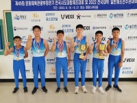 전북체육중고 선수단, 체조·레슬링서 우승 쾌거