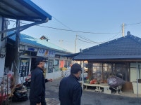 전북김제소방서, 전통시장 겨울철 화재예방 점검 실시