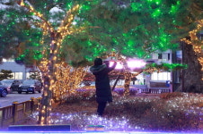 진안군청 광장 따뜻함이 가득