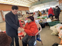 최훈식 장수군수, 장계 전통시장과 우(牛)시장  방문