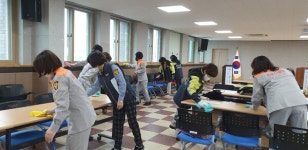 전북김제소방서  의용소방대원 700명, 매월 방역 실천